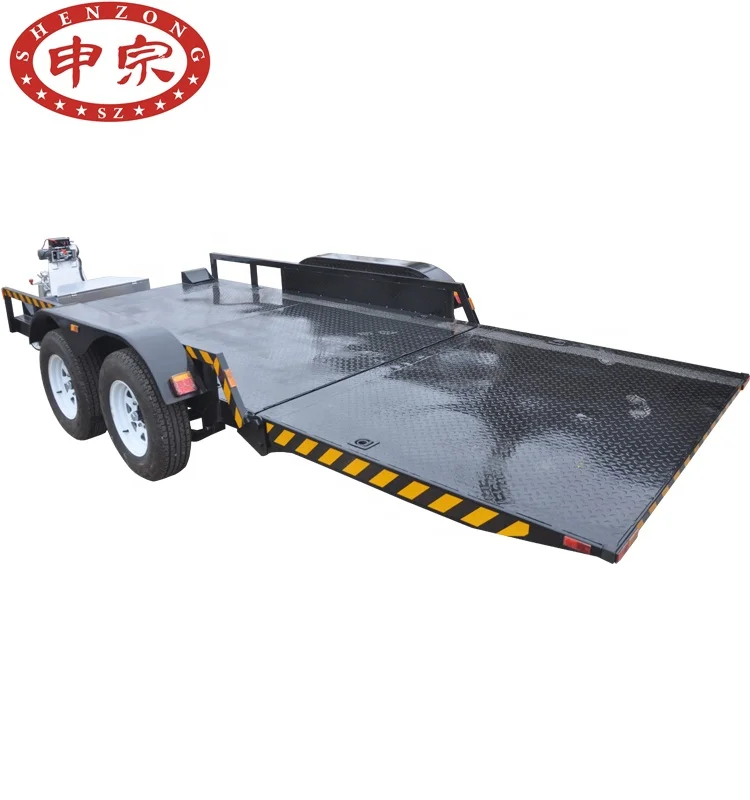 mobile hydraulic power packs 2500kgs weight car carrier trailer