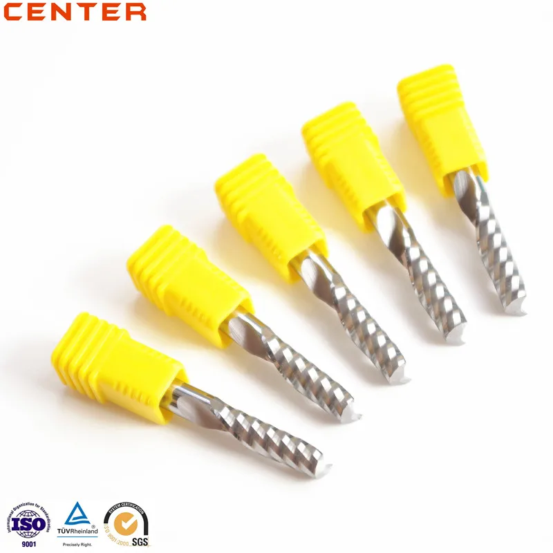 High Quality 3.175mm x 32mm Carbide 2 flute End Mill Bits, cnc Milling Cutters, Wood router bits for acrylic pvc mdf