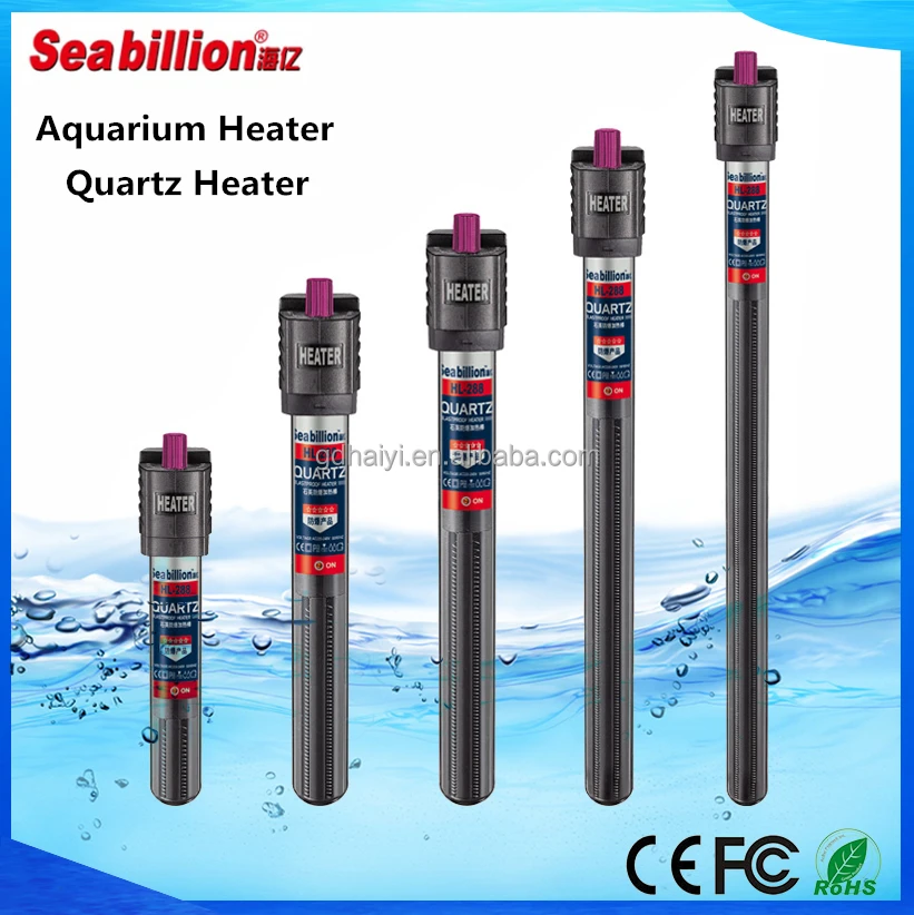 Seabillion quartz aquarium heater 50W 100W 200W 300W 500W 110-240V 50-60Hz for fish tank heating water