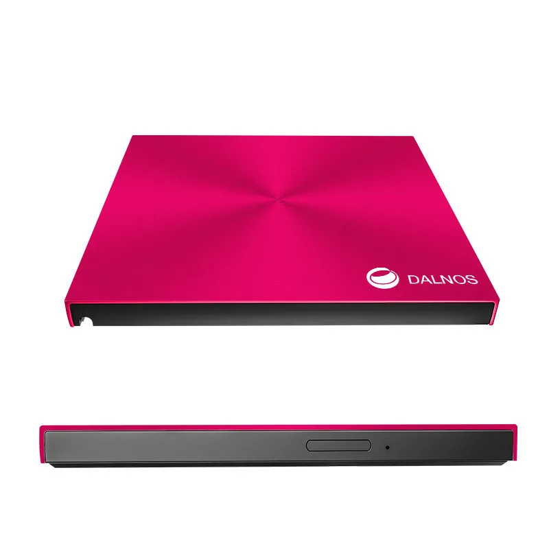 
External stainless steel portable DVD player 