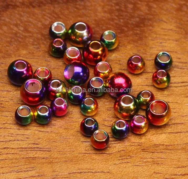 Wholesale round fly fishing tungsten beads