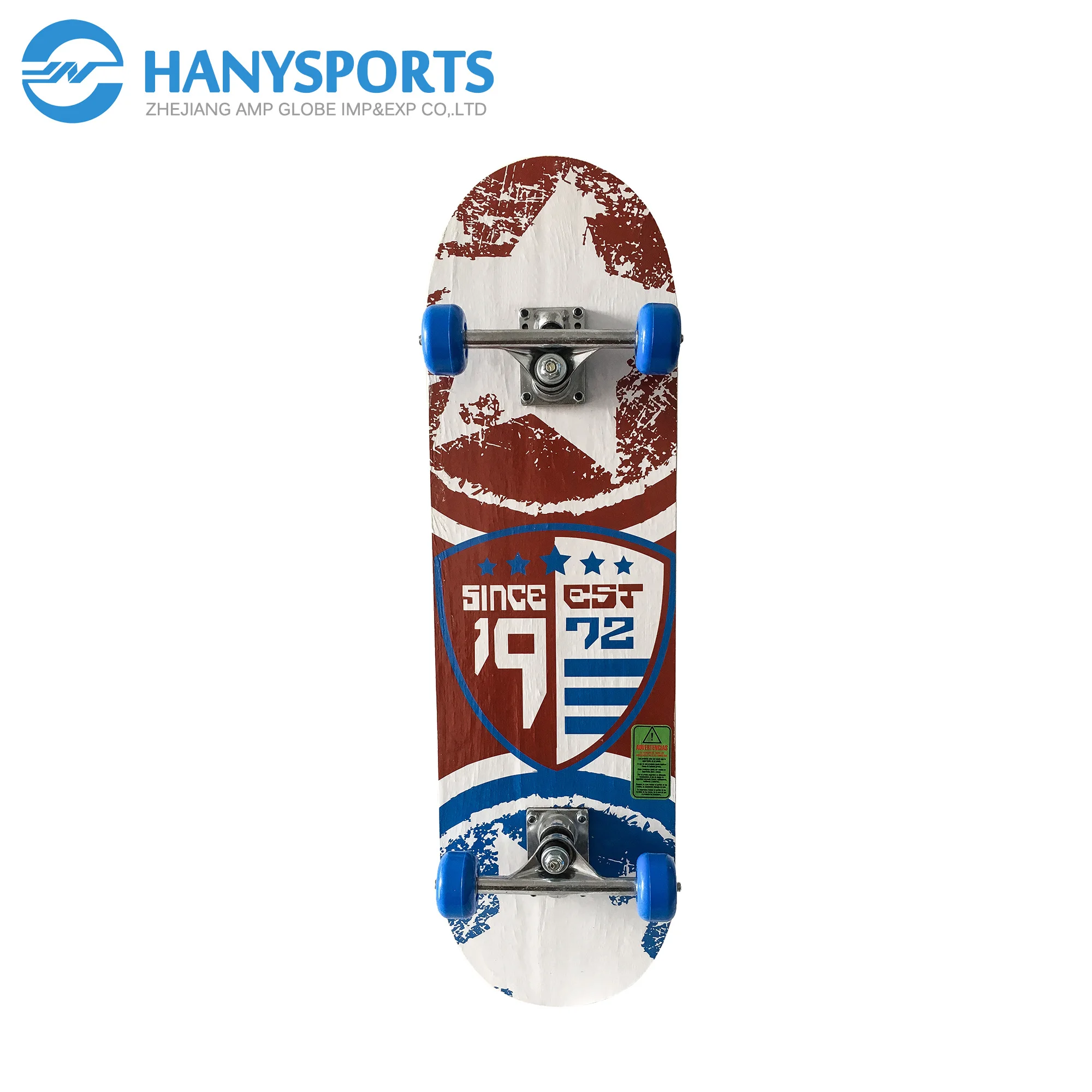 
The wholesale custom wooden skateboard Flat 28