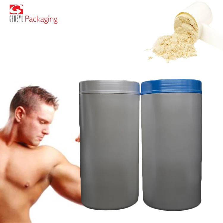 China Manufacturer HDPE Clear Plastic Protein Tubs With PP Lid