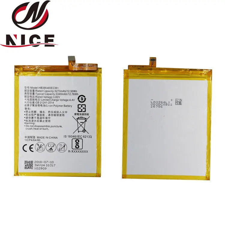 Hot selling Cellphone battery For Huawei battery Maimang 5 HB386483ECW