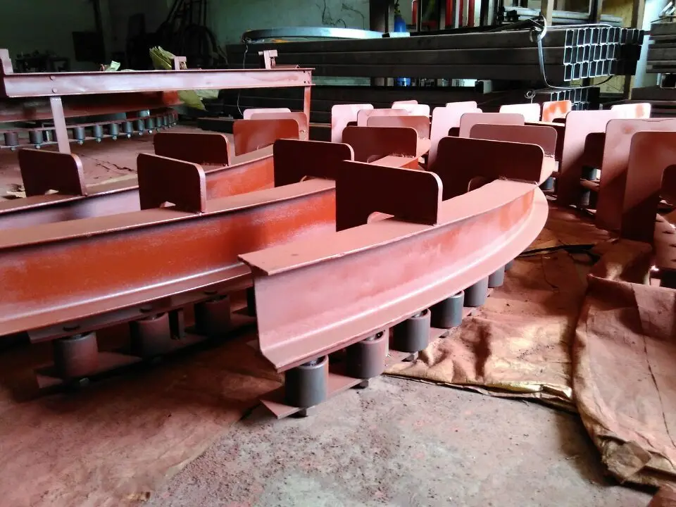 X348 X458 X678 drop forged chain trolley for industrial powder coating conveyor line