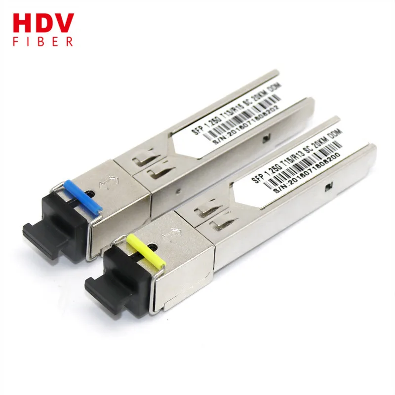  Горячие продажи 1.25 Гбит/с одного волокна Двунаправленный SFP Трансивер пара