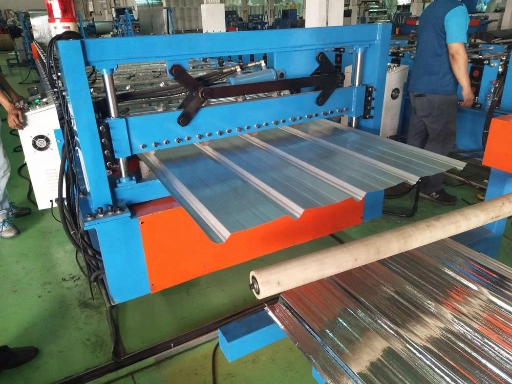 trapezoidal metal roof sheet making machine made in china