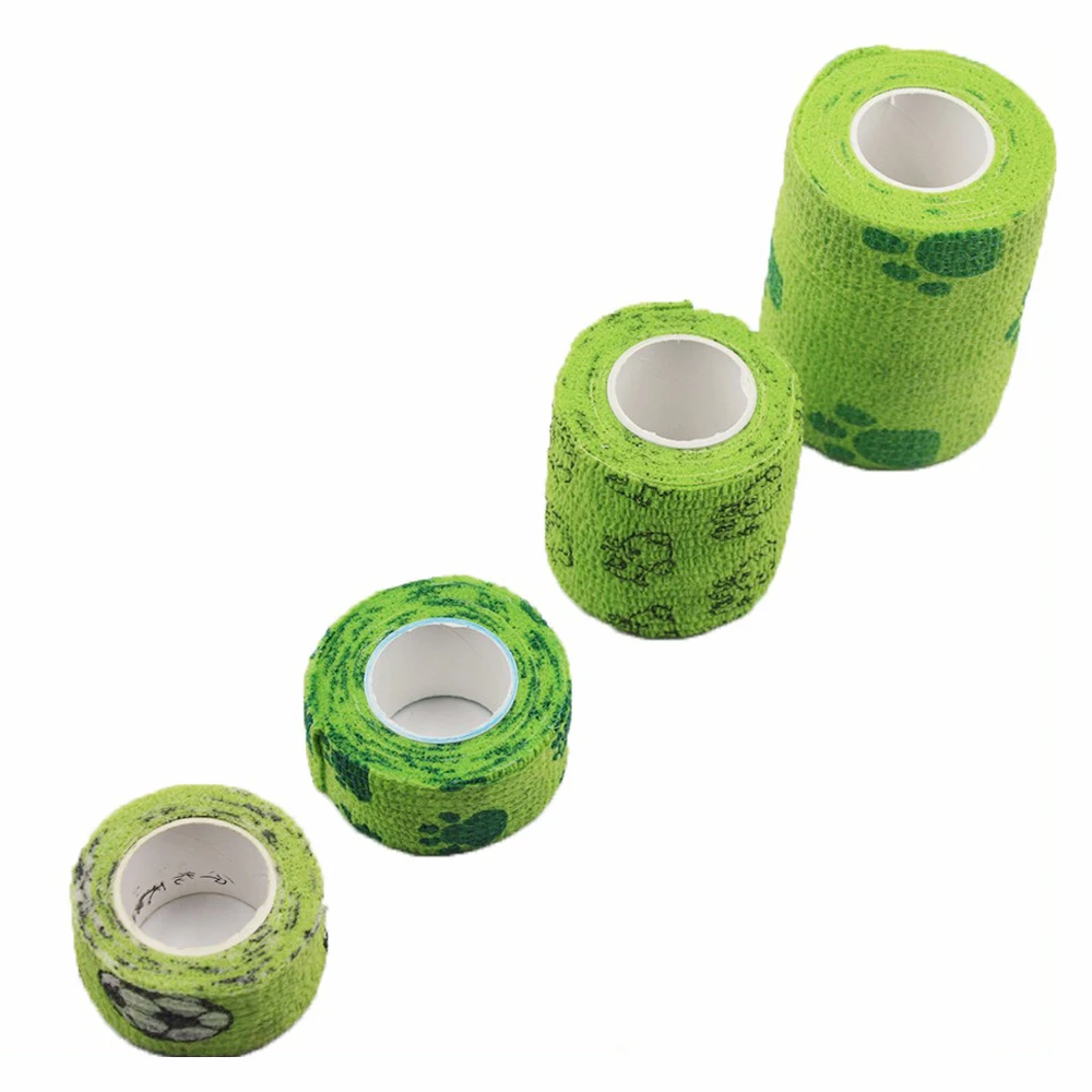 
pet use self Adhesive Bandage print logo Cohesive bandage 
