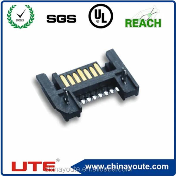 15P SATA Male Connector to PCB sata adapter 22 pin female to 13 pin female