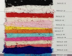 150CM Solid Knit Raschel Lace Nylon Spandex Fabric