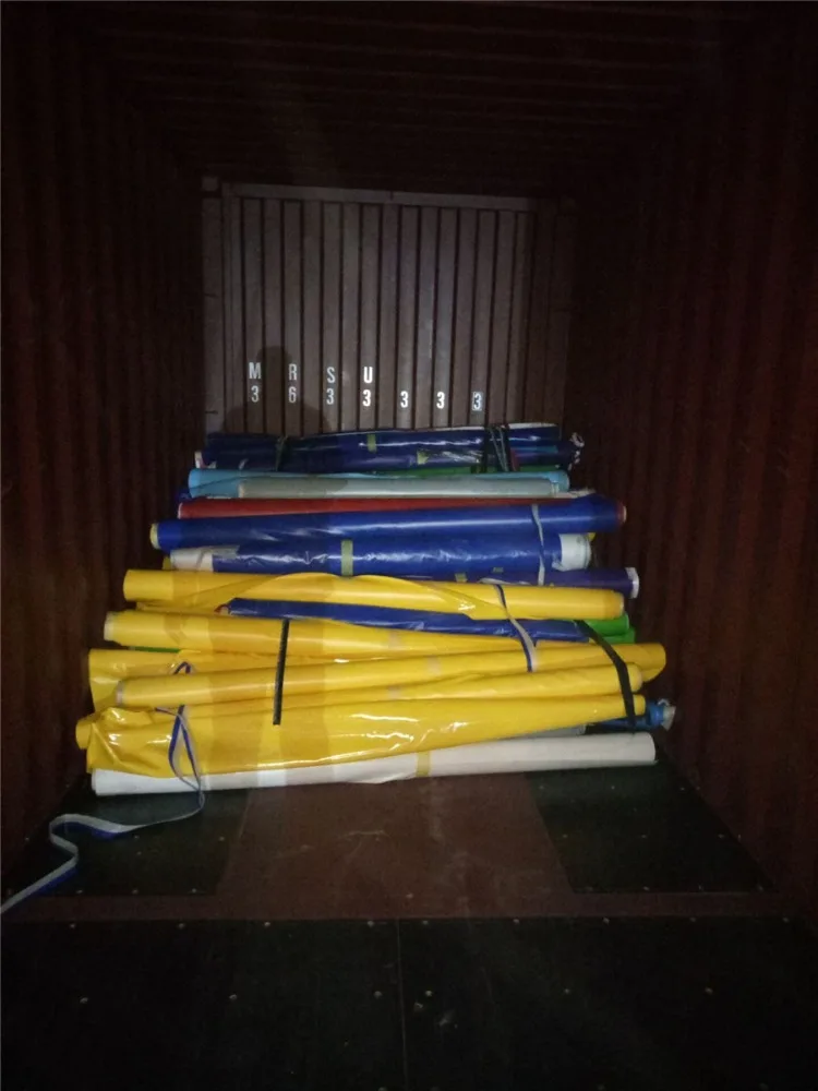 Cheap Price Stocklot Scrape Trims Pvc Coated Fabric Tarpaulin Stock Lots