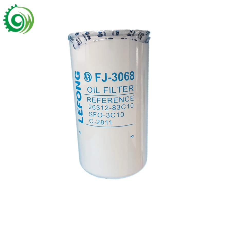 oil filter 26312-83C10 SFO-3C10 for excavator truck tractor