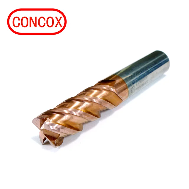 Производитель твердосплавная Концевая фреза с 4 канавками инструменты для резки ЧПУ