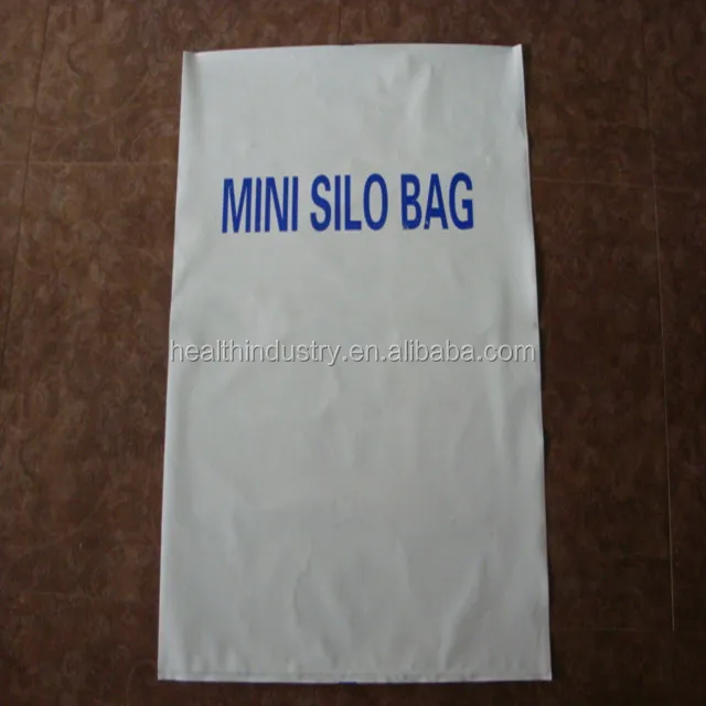 7ft x 70m x 230mic white/black grain silo bag for South American market
