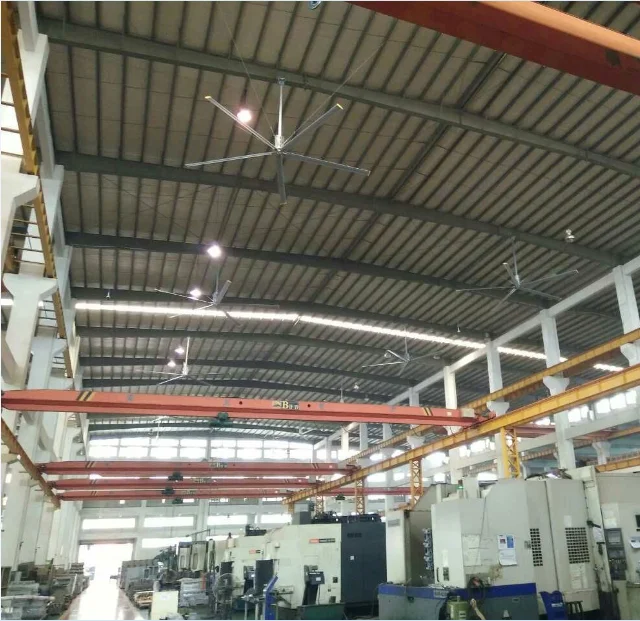 
Kale 24ft high volume low speed industrial use ventilation ceiling fan 