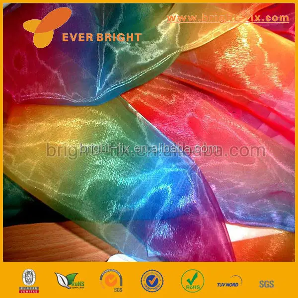 China Factory cheap price Embroidered organza fabric,cheap organza fabric roll ,flower wrapping cheap rainbow organza fabric
