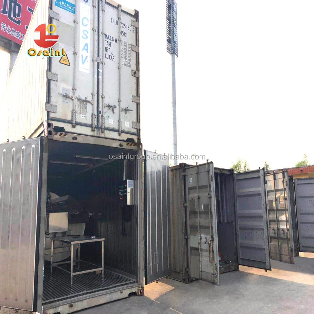 200-300bph mobile container slaughter house for chicken slaughtering