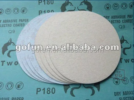 Hook and loop backing and PSA disc with holes and no holes abrasive disc