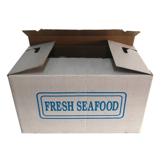 waterproof corrugated cardboard storage folding paper Export Tuna Packaging Seafood Carton Box