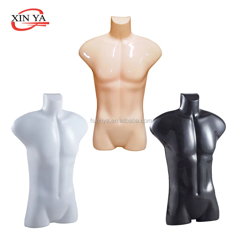 Male Plastic Hanging Mannequin / Body Form/Dress Form Display With Metal Hook(861- Frost White)