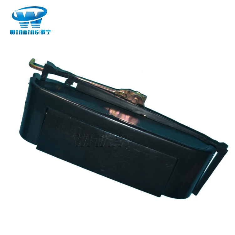 auto body parts sliding outer door handle LH with black color used for Chevrolet N200 by factory