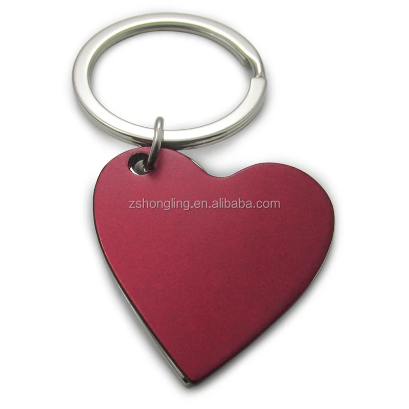 
Custom wedding souvenir gifts heart shape keychain 