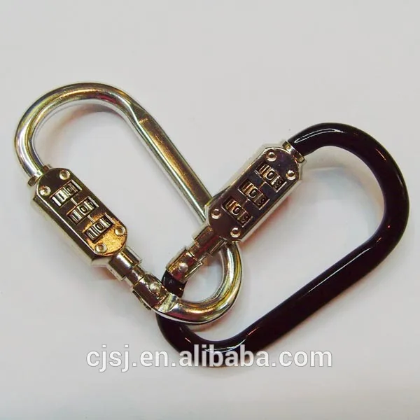 large arc combination lock/ascension code belt buckle type d type button combination lock creative combination lock button