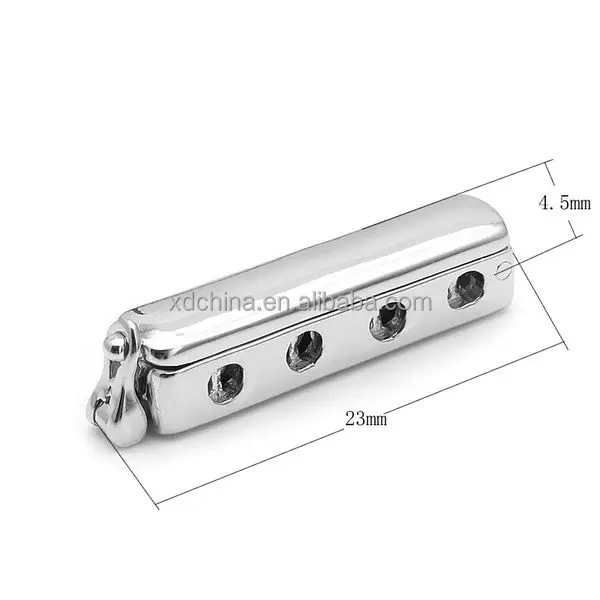 XD S882-873-960 Custom Logo Engraved 925 Sterling Silver  Clasps  925 siver Necklace buckle   Firm bracelet buckle