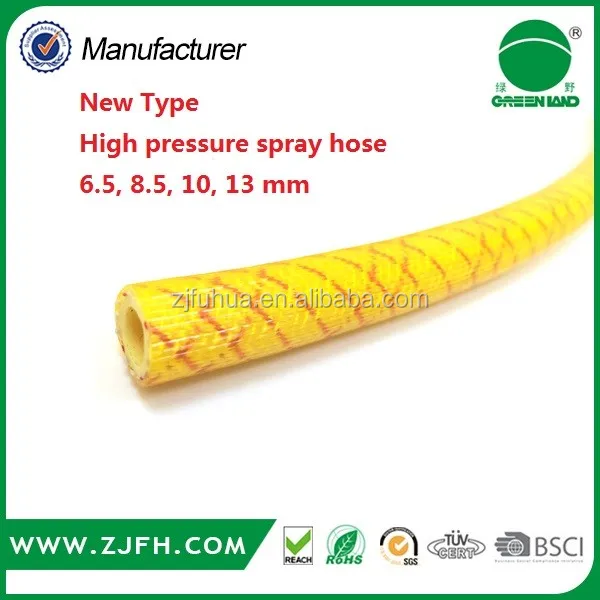 
6.5mm, 8.5mm, 10mm PVC high pressure hydraulic hose 