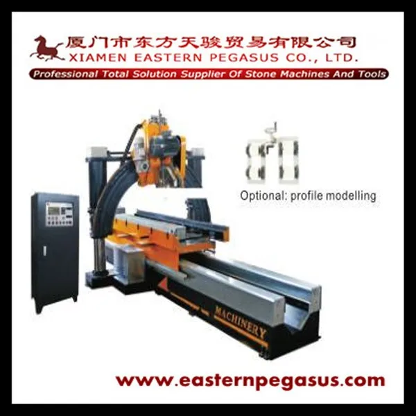 TJLMZ-1400  CNC Pillar cutting machine stone profiling machine stone cutting machine for pillar column Computer Automatic Roman