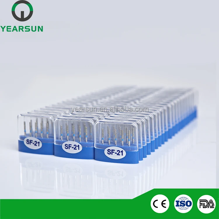 High quality medical instrument MANI high speed dental diamond burs China manufacturer Yearsun