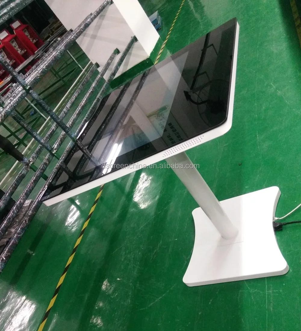 Coffee/Water/ drinking table advertising player LCD digital signage with waterproof for the bar/coffee shop/mall