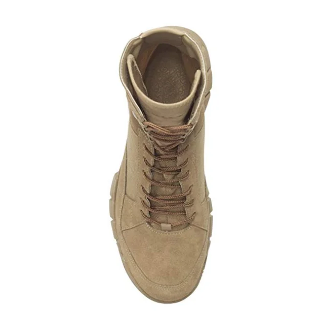 HBA29 Военная Боевая Охота серый 7 дюймов, шоколадного цвета темного цвета замшевые ботильоны на очень легкий вес штурмовые ботинки-дезерты