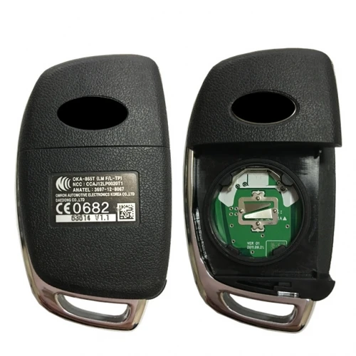CN020050 Remote  IX35 remote key CE0682 95430-2S750 OKA-865T (LM FL-TP) with 3 button 433 Mhz