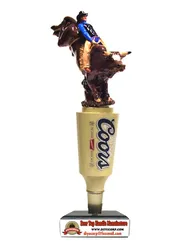 DY-Th348  custom deisigning resin cowboy beer tap handles