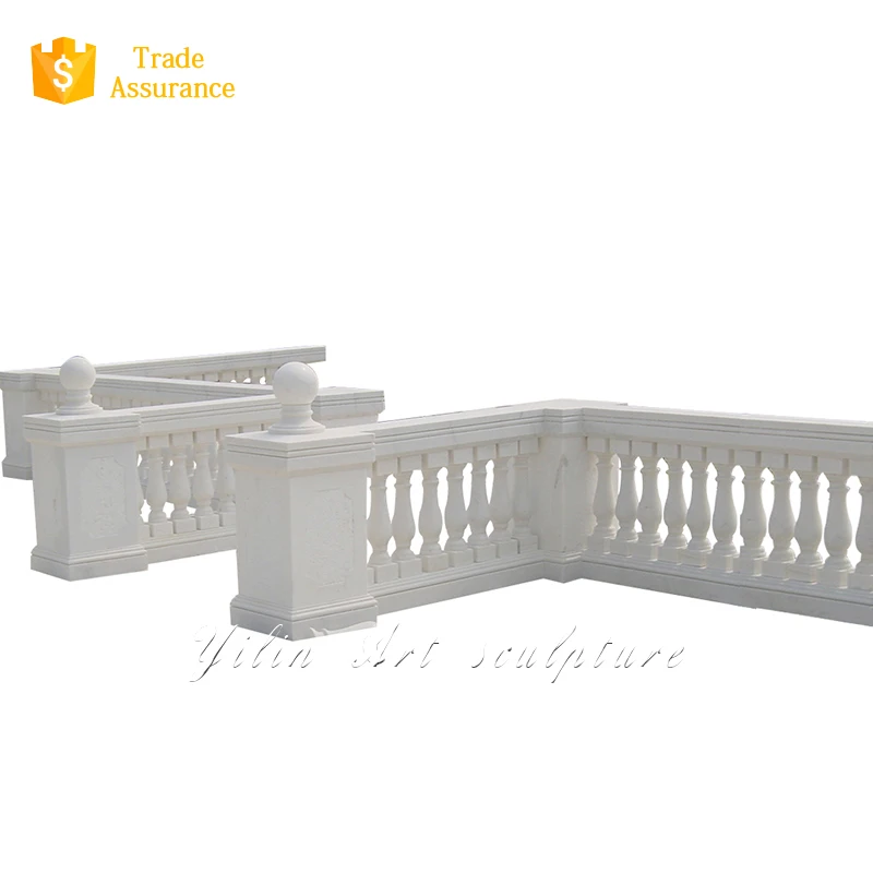 Marble stone balustrade carving sculpture with pillars YL-I039