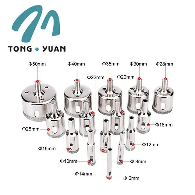 
Diamond Hole Saw For Glass Tile Marble Granite Ceramic 