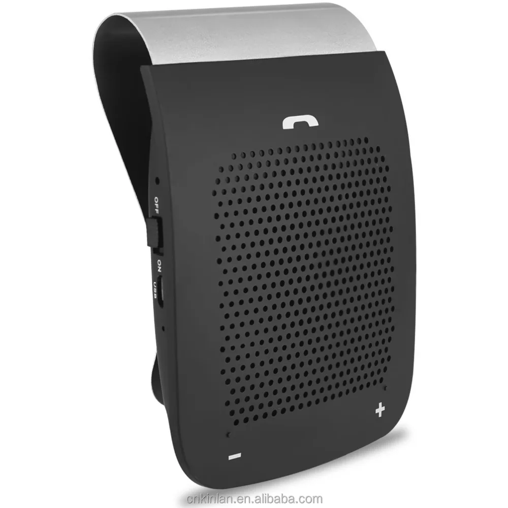 Kinlan WS101 Top Selling In-car Hands Free Calls Bluetooth Speaker Universal Car Visor Clip Wireless parlantes Bluetooth Speaker