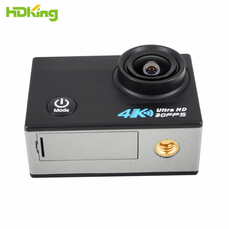 Водонепроницаемая Экшн-камера с двойным экраном 4K WiFi Ultra HD 1080p full hd