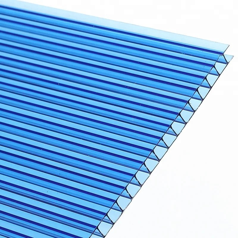 High quality 6mm twin wall polycarbonate sheet for greenhouse