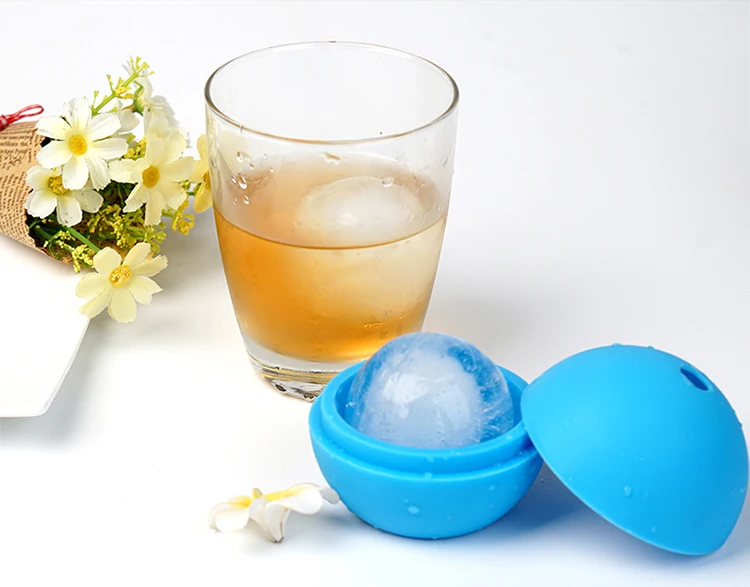 Custom Ball Shaped Silicone Ice Pop Maker Spherical Ice Mold