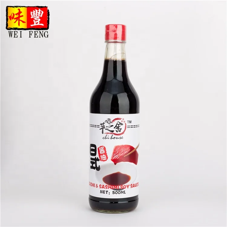 Manufacturer light sweet 150ml japanese style halal sushi shoyu soy sauce