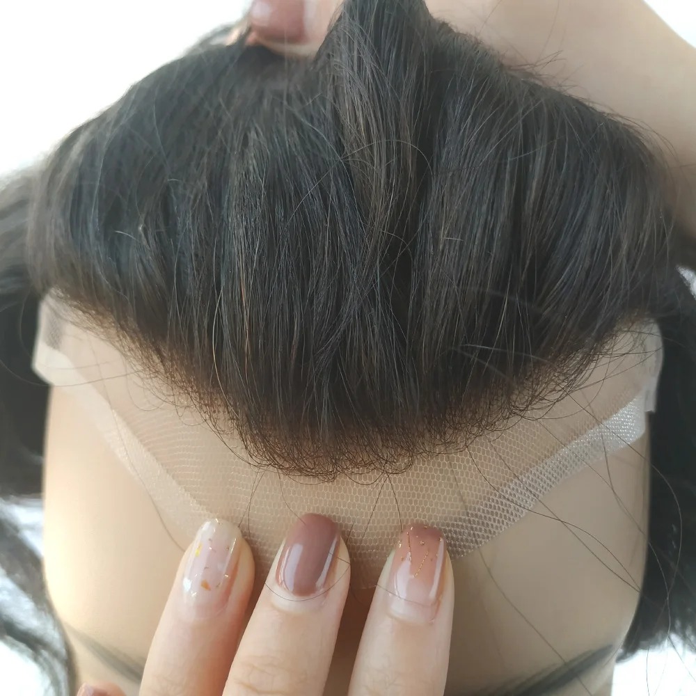 Full Lace Natural Invisible Hairline Toupee