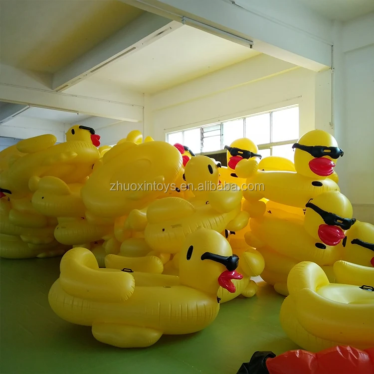 Summer hot yellow Inflatable adult size rubber Duck Pool Float