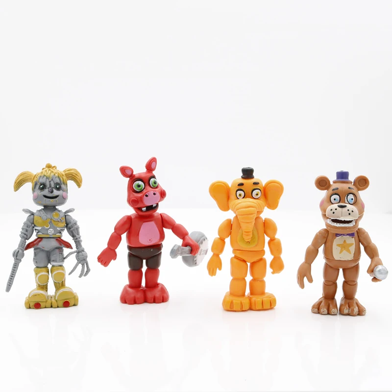 Wholesale new arrival five game action figure toys anime with bendable arms and legs toy action figure for children