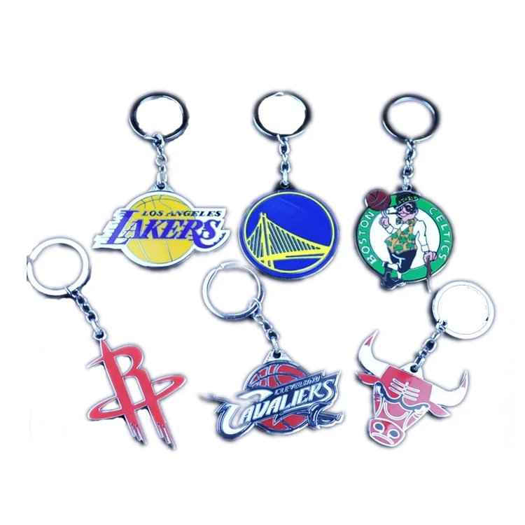 NBAs Basketball Sport Events Custom Souvenir Metal Keychain
