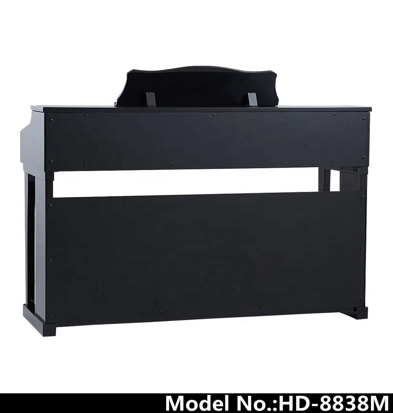 SPYKER piano 88 Key touch sensitive electric digital piano black color HD-8838P