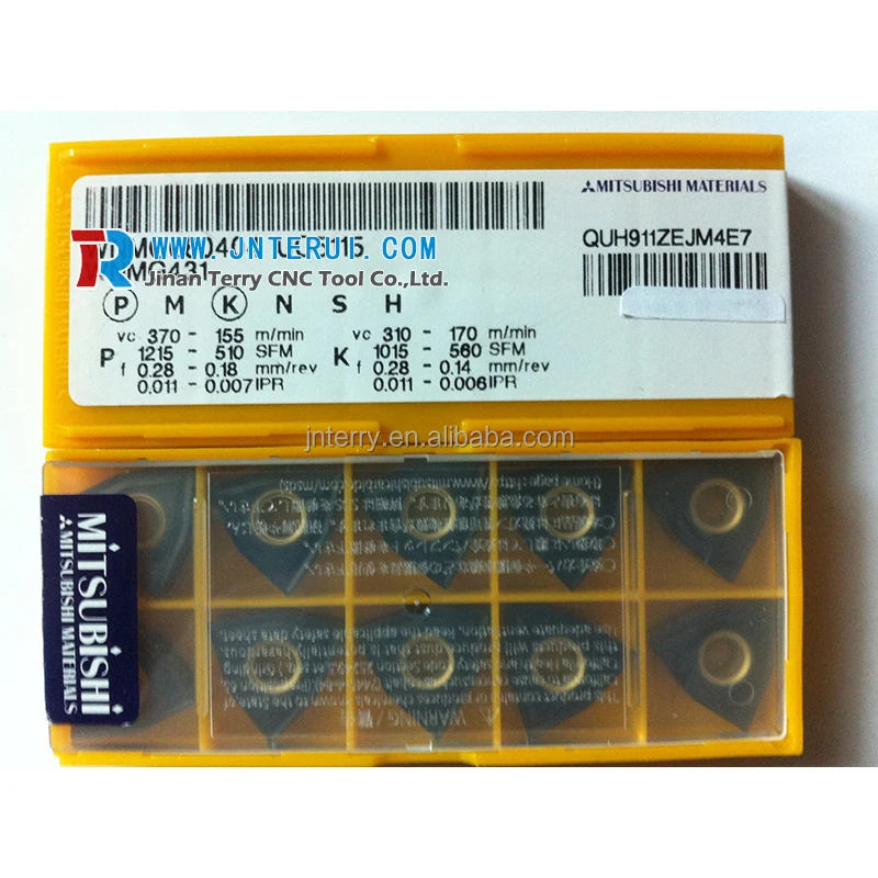 Инструмент для резки Mitsubishi CNC, высококачественные вставки WNMG080404 UC5115