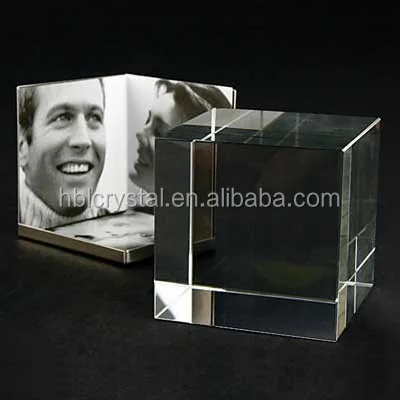  Модная дизайнерская кубическая кристаллическая фоторамка HBL для сувенирных