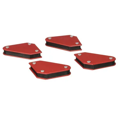 
9Lb mini set of 4pcs triangular welding holder positioner fixer locator without switch magnetic fixed angle tool 9Lb 
